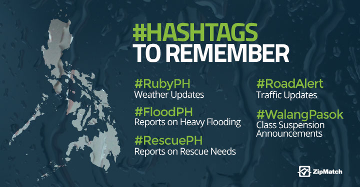 ZipMatch Philippine Emergency Hashtag