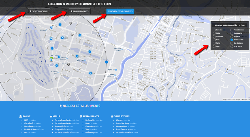 location map